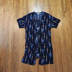 Ariat Womens Duster Cardigan Size S - XS Longhorn Aztec Western